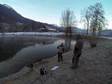 pêche à la mouche à Marlens TRUITE RECORD 74 CM!!!!!!(version gopro!)