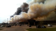Footage from the Fort McMurray fire in Canada