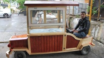 Kira Fazla Gelince 'Mobil Dükkan' Tasarladı