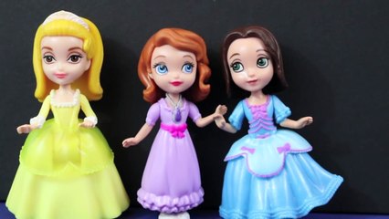 PLAY DOH Sofia the First AllToyCollector SLUMBER SLEEPOVER PARTY Princess Amber and Jade