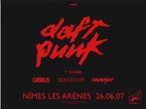 DAFT PUNK - Nimes - reportage 1/2 - 17 minutes Photos & Vid