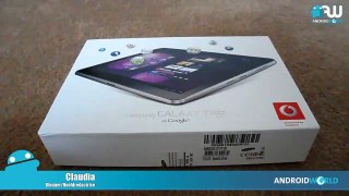 Androidworld.nl: Unboxing van de Samsung Galaxy Tab 10.1v