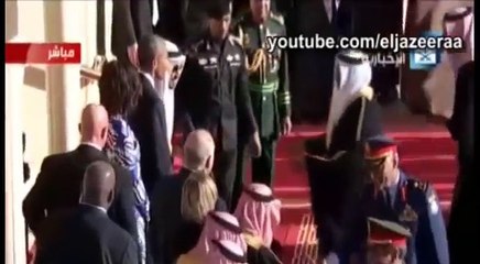 King Salman leaves Obama alone to attend Asr salah