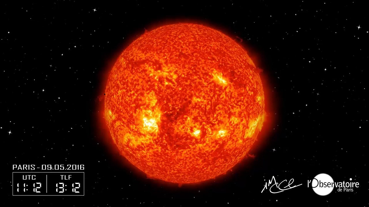 LUNDI 9 MAI , regarder Mercure devant le soleil