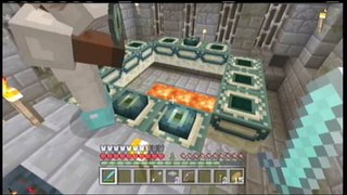 MINECRAFT XBOX 360 NEWEST UPDATE KILLING THE ENDERDRAGON FOR THE END ON SURVIVAL