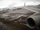 American Airlines 757 landing at Hayden/Steamboat springs Colorado