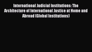 [Read book] International Judicial Institutions: The Architecture of International Justice