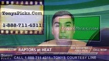 Toronto Raptors vs. Miami Heat Pick Prediction Game 3 NBA Pro Basketball Odds Preview