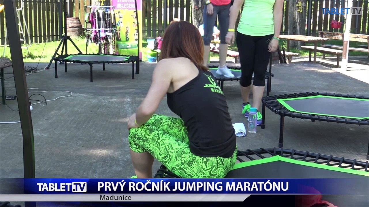 V Maduniciach usporiadali prvý ročník Jumping maratónu, skákalo sa na trampolínkach