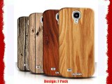 Coque de Stuff4 / Coque pour Samsung Galaxy S4/SIV / 7 Pack / Motif Grain de Bois Collection