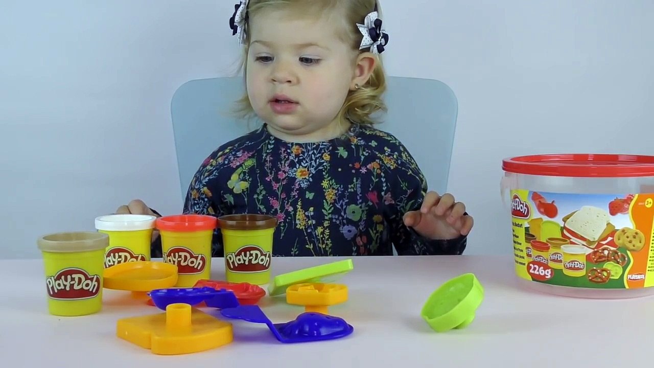 ✿ Набор Пластилина Плей До Мини Ведерко Пикник Р�