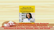 PDF  B I A X I N Clarithromycin Treats Bacterial Infections such as Pneumonia Bronchitis Free Books