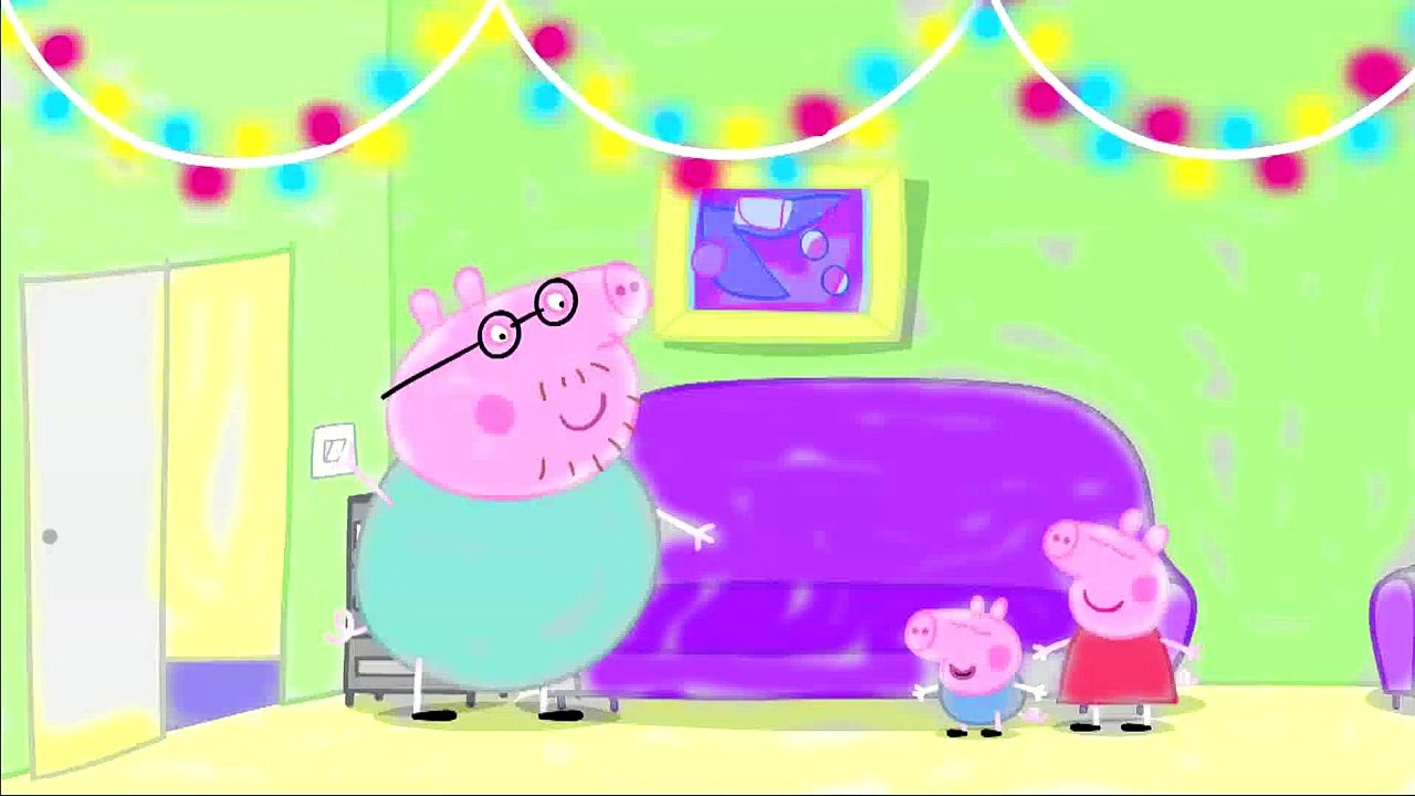 Peppa Pig Geogre and Mummy Pig in the Bedroom Coloring Pages 30 min