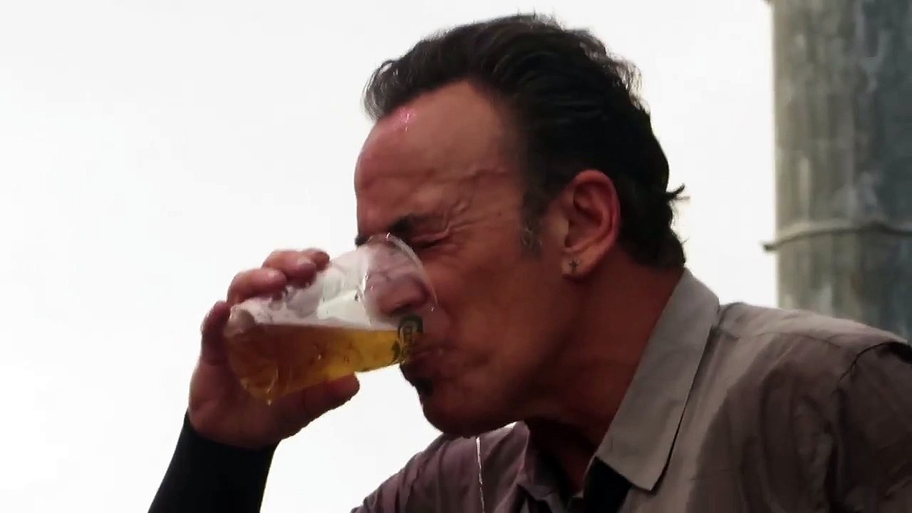 Bruce Springsteen Downs A Pint @ Thomond Park,Limerick Ireland Carlsberg? Probably