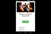 Modern Combat 5 Hack Cheat Unlocked Weapon,Unlocked Gold