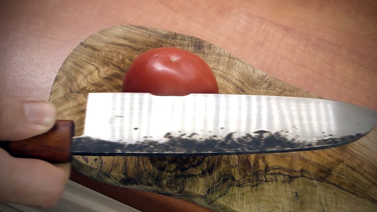 Very sharp Trollsky santoku knife