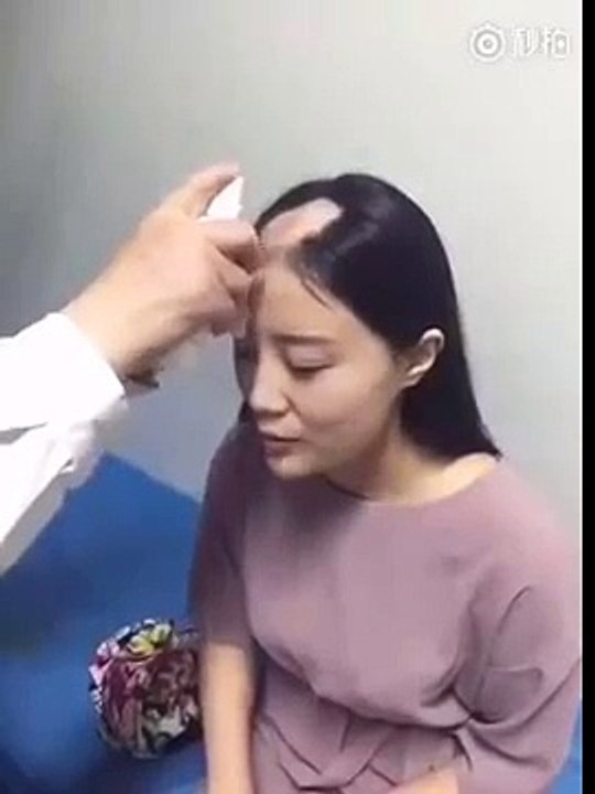 Asian Girl eating Corn with a drill fail Part 2