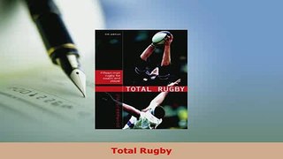 PDF  Total Rugby Download Full Ebook