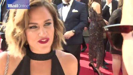 Download Video: Caroline Flack was there supporting the GBBO to win at BAFTAs