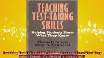 READ book  Teaching Test Taking Skills Helping Students Show What They Know Cognitive Strategy Full EBook