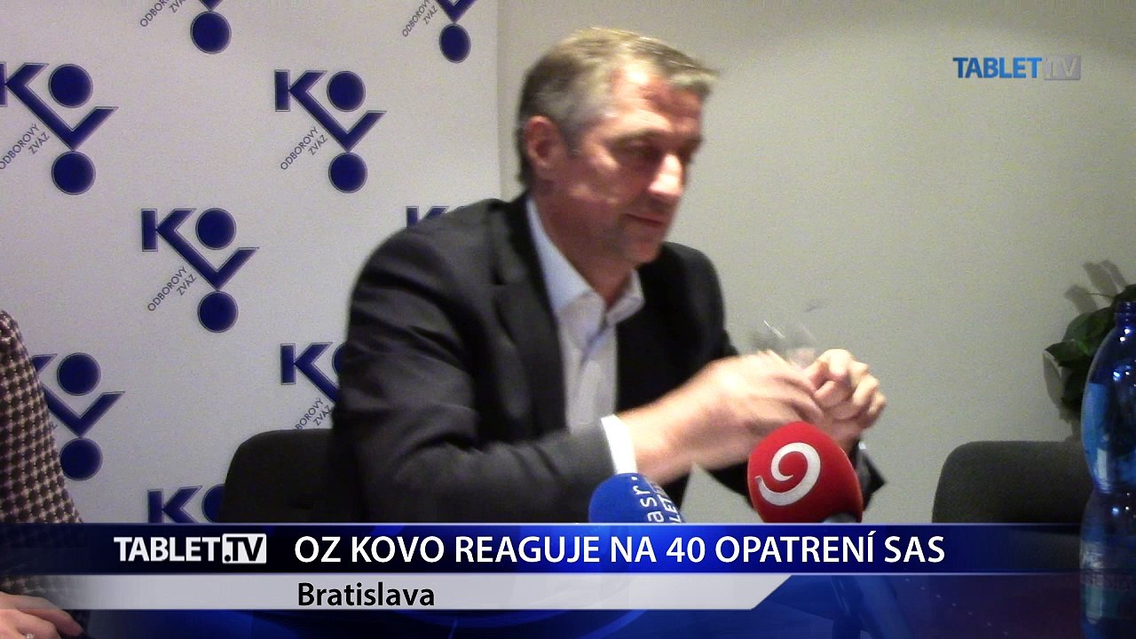 ZÁZNAM: OZ KOVO reaguje na 40 opatrení SaS  