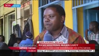KTN NEWSDESK 26th April 2016: Kenyans pay their condolences to the family of Mama Lucy Kibaki
