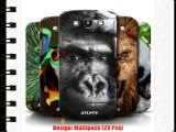 Coque de Stuff4 / Coque pour Samsung Galaxy S3/SIII / Multipack (20 Pck) / Animaux sauvages
