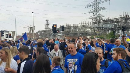 King Power Stadium przed meczem