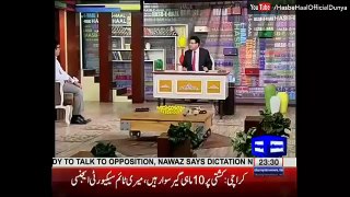 Hasb e Haal 08 May 2016 - حسب حال - Azizi as Daniyal Aziz - Dunya News
