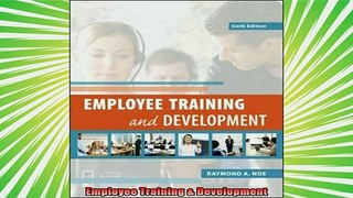best book  Employee Training  Development