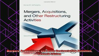 best book  Mergers Acquisitions and Other Restructuring Activities Seventh Edition