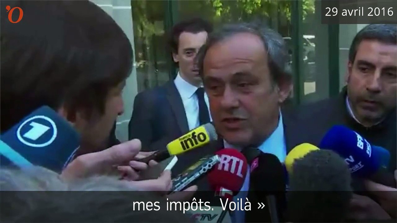 Suspendu par la FIFA, Michel Platini démissionne de la présidence de l'UEFA
