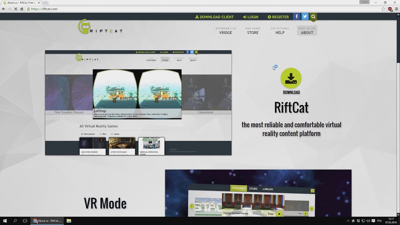 Vridge How To Play Pc Vr In Your Mobile Google Cardboard Headset With Riftcat Video