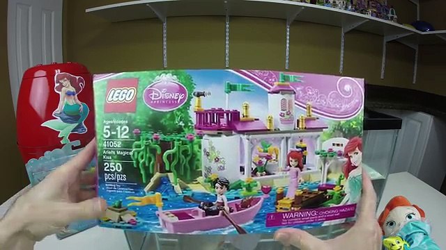 BIG DISNEY PRINCESS ARIEL SURPRISE EGGS Opening Little Mermaid Disney Baby Color Change Funny ディズニー