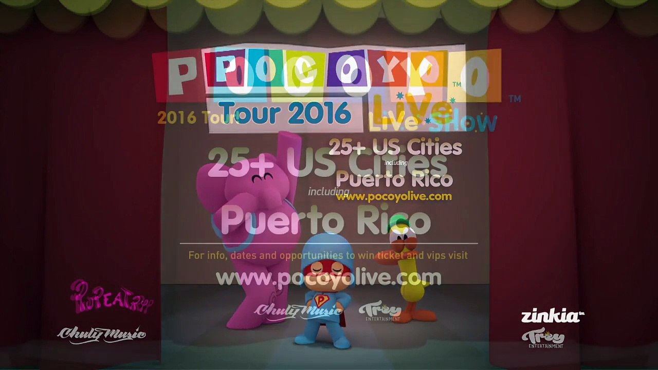 Pocoyo Live! - Buy your tickets for the 2016 tour! [+25 cities]