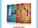 Coque de Stuff4 / Coque pour Sony Xperia Z1 Compact / Pack 28pcs / Drapeau Pays Collection