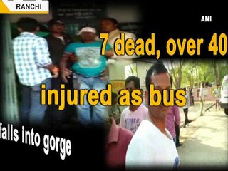 7 dead, over 40 injured as bus falls into gorge
