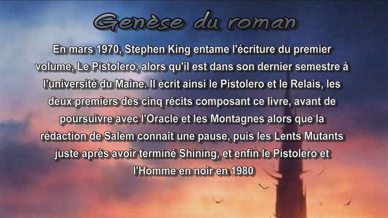 La tour Sombre - Présentation