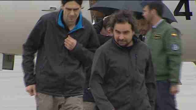 Periodistas españoles liberados en Siria aseguran que les trataron bien