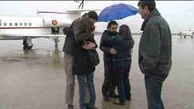 Los tres periodistas liberados en Siria, ya en España