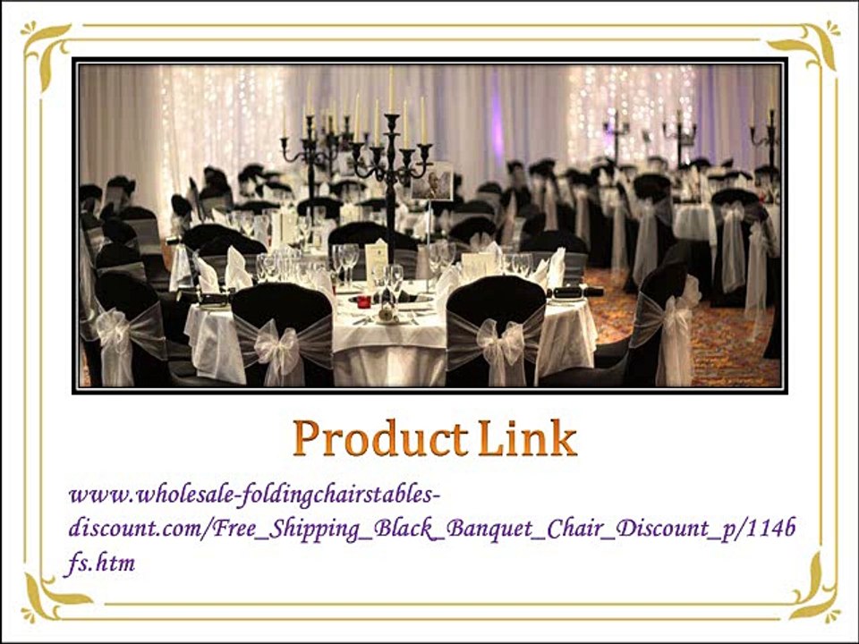 Buy Black Dimond Fabric Banquet Chair of Larry Hoffman