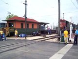 SP 1518 passes wig wags Illinois Railway Museum