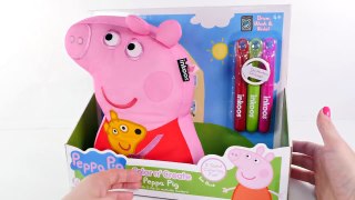 Designing Peppa Pig Color n Create Inkoos Plush Pillow w/ Washable Markers by DCTC