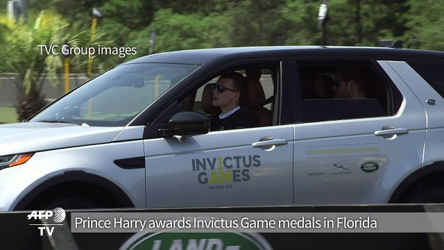Prince Harry awards first Invictus gold medal to Team France