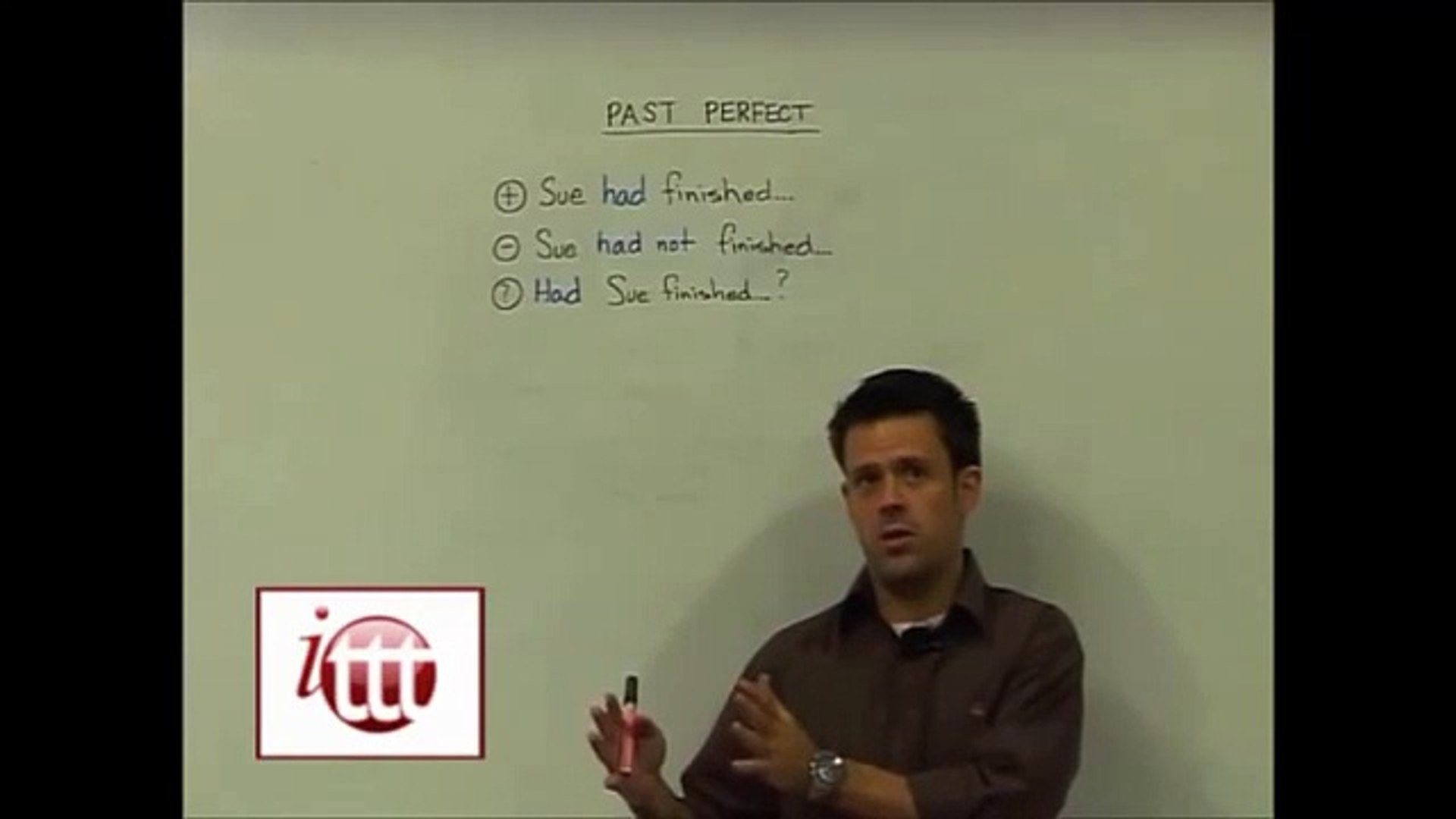 English Grammar - Past Perfect -- Structure - Teaching English Online -