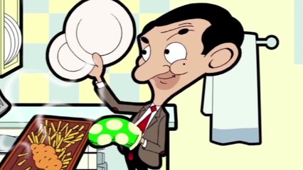 Mr Bean - Sofa dinner with Teddy