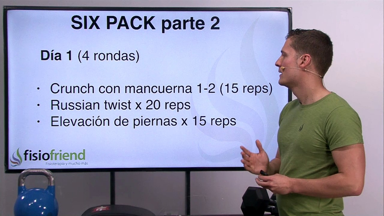Six pack. parte 2- planificacion 3 dias-