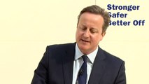 Cameron warns Brexit threatens peace in Europe
