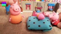 Peppa Pig Toys - ice cream play - doh picnic dough - Stop Motion Playset fun Video