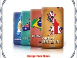 Coque de Stuff4 / Coque pour Nokia Lumia 625 / Pack 28pcs / Drapeau Pays Collection